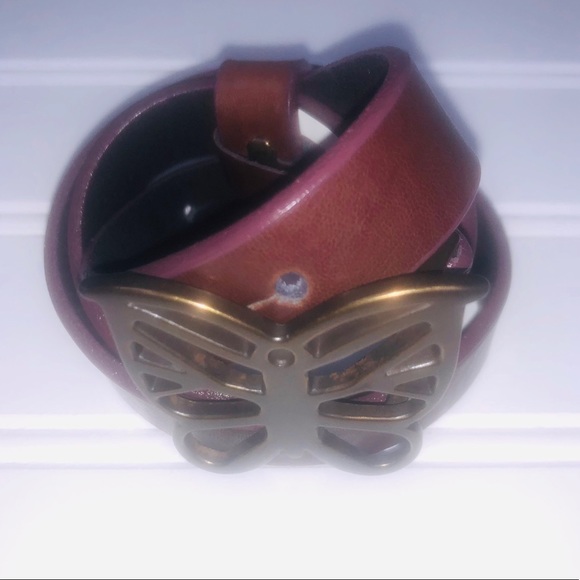 GAP KIDS Butterfly Buckle Leather Belt - Picture 4 of 9